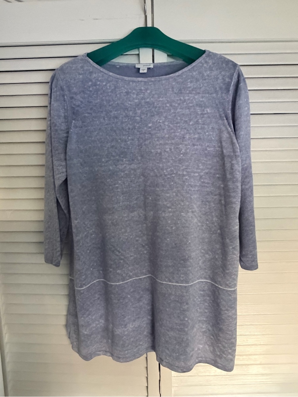 Women’s PureJill Blue Lightweight Sweater Tunic - Linen/Cotten